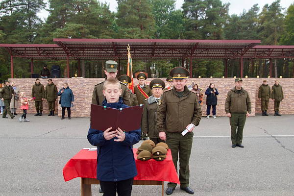 Новый военно-патриотический клуб «Дружина» принял в свои ряды первых кадетов