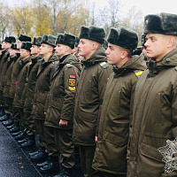 Чествование военнослужащих, выслуживших установленные сроки военной службы