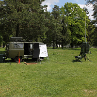 Сбор со специалистами радио и спутниковой связи Вооружённых Сил