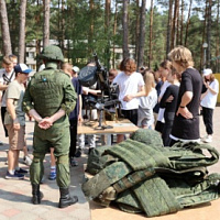 Выездной день открытых дверей Военной академии в детском оздоровительном лагере «Горизонт»