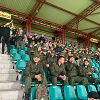 Слонимские гвардейцы на футболе