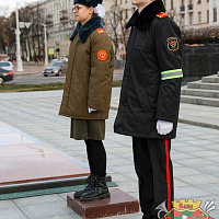 Минские суворовцы несут Вахту памяти у Вечного огня 