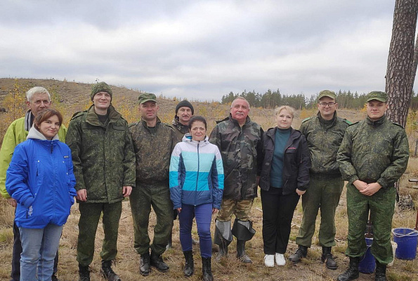 Представители военного комиссариата Гродненской области присоединились к республиканской акции «Дай лесу новае жыццё!»