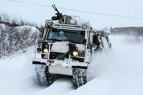 Двухзвенные снегоболотоходы «Алеут» поступили на вооружение мотострелкового соединения ВВО в Забайкалье