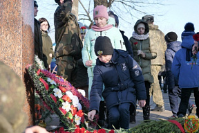 В Марьиной Горке почтили память воинов-интернационалистов