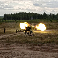 С военнослужащими артиллерийской бригады прошли занятия по специальной подготовке с боевой стрельбой