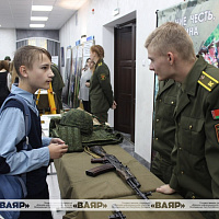 В Волковыске прошла военно-патриотическая акция «Готовы Родине служить»