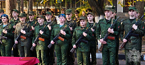  В 72 ОУЦ прошла церемония принятия Военной присяги военнослужащими по контракту