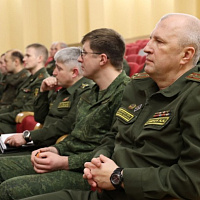 Занятие с офицерами органов военного управления