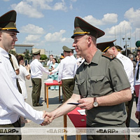 Выпуск лейтенантов военно-медицинского института в БГМУ