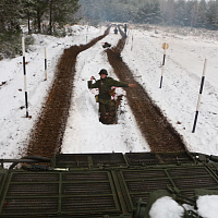 Фотофакт: в 11 омбр продолжаются ККЗ с личным составом нового пополнения