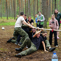 Военно-патриотический лагерь на базе 36 дмбр