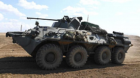 Партия БТР-82А поступила на вооружение формируемого мотострелкового полка ЮВО в Ингушетии