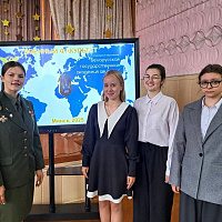 Курсанты военного факультета в БГАА продолжают посещать учреждения образования