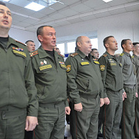 В БелГУТ состоялась акция «Споём гимн вместе»