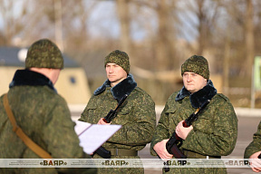 В 120 зрбр состоялся ритуал принятия Военной присяги военнообязанными, призванными из запаса