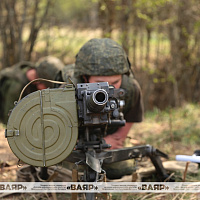 Продолжается батальонное тактическое учение с одним из механизированных батальонов 120 омбр