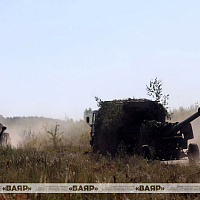 Полевой выход артиллерийских подразделений и  воинских частей  СЗОК