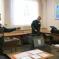 Комплексное занятие с сержантским составом  Военной академии Республики Беларусь