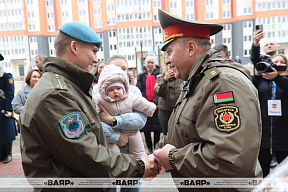 Новый дом для военных и посещение стройки Республиканского центра патриотического воспитания молодежи