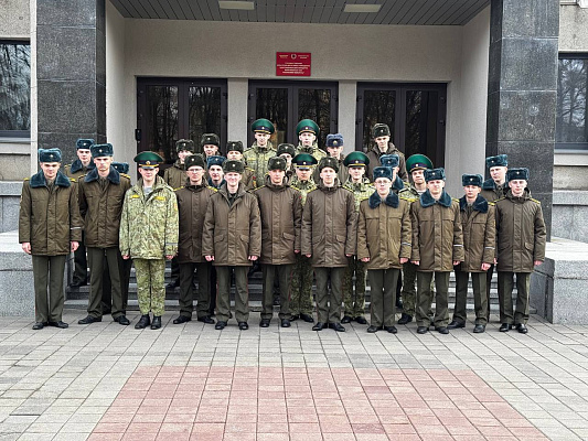 Курсанты посетили Государственный музей истории Вооружённых Сил Республики Беларусь