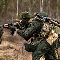 Занятия по тактике с курсантами Военной академии