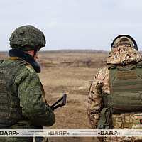 Военнообязанные продолжают осваивать курс общевойсковой подготовки на полигоне Лепельский