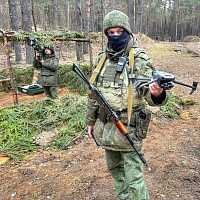 На Лепельском полигоне и участках местности Витебской области проходит тактико-специальное учение сил и средств разведки 120 омбр