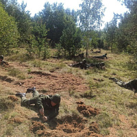 Продолжая осваивать азы военного дела