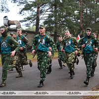 В Военной академии прошли соревнования по марш-броску