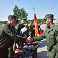 Ритуал вручения  оружия и закрепления техники