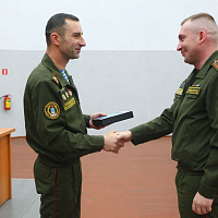 Сбор с офицерами органов идеологической работы ЗОК