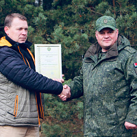 Военнослужащие 36 дмостбр приняли участие в акции «Дай лесу новае жыццё!»