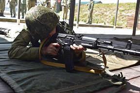 В 48 об РЭБ прошли занятия по огневой подготовке с военнообязанными