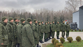 Военнослужащие 361 боо (ЦОВУ) посетили мемориальный комплекс «Хатынь»