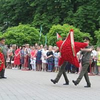 Почтили память 