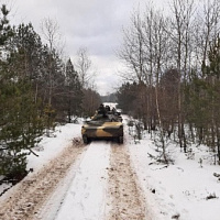 Тактико-строевое занятие с гвардейцами