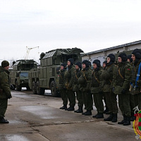 Продолжается плановая подготовка расчетов зенитного ракетного комплекса «Тор-М2К»