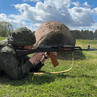 Занятия по боевой подготовке с военнослужащими 120 омбр