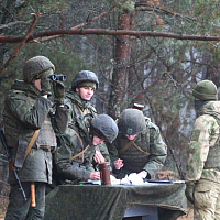 Фотофакт: в 11 омбр продолжаются ККЗ с личным составом нового пополнения