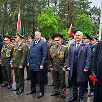 Военнослужащие 72 ОУЦ приняли участие в мероприятиях, посвящённых 81-й годовщине Победы