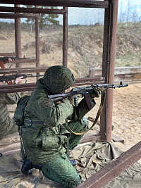 Занятия с курсантами военного факультета в ГрГУ имени Я. Купалы