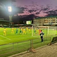 Слонимские гвардейцы на футболе