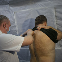 Военные врачи принимают участие в комплексной проверке боеготовности Вооружённых Сил