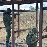 Занятия с курсантами военного факультета в ГрГУ имени Я. Купалы