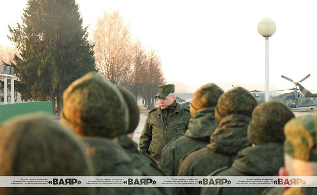 Военнослужащие танкового подразделения Вооружённых Сил Беларуси отправились на обучение в Россию