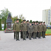 Почтили память героя