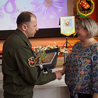 В 5-й отдельной бригаде специального назначения прошли торжественные мероприятия, посвященные Дню женщин