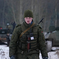 Проверка одного из танковых батальонов 19 омбр