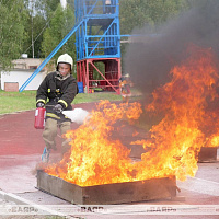 Стартовал 34-й чемпионат Вооружённых Сил по пожарно-спасательному спорту